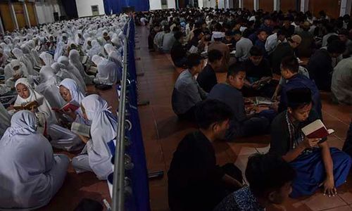 Tradisi Hafalan dan Khatam Quran Santri Ponpes di Ciamis saat Ramadan