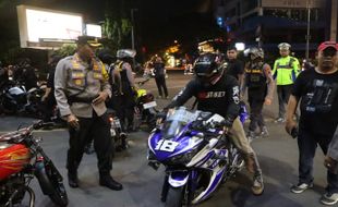 Masih Nekat, Polisi Solo Kembali Jaring Puluhan Kendaraan Berknalpot Brong