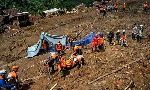 Hari Keempat Pencarian, SAR Gabungan Temukan 3 Korban Longsor di Bandung Barat