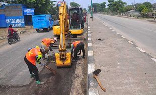 Pascabanjir, Jalan Pantura Demak Mulai Diperbaiki