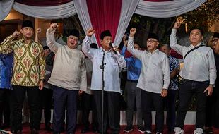 Prabowo Sampaikan Pidato Kemenangan Usai KPU Umumkan Hasil Pemilu 2024