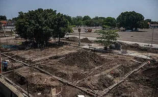 Progres Revitalisasi Alun-alun Selatan Keraton Solo Capai 40 Persen