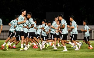 Latihan Timnas Indonesia Jelang Lawan Vietnam di Kualifikasi Piala Dunia 2026