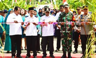 Berkat TMMD, Jalan Desa Bojong Wonosegoro Boyolali Kini Mulus Berlapis Beton