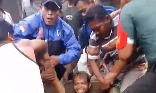 Pemuda Masaran Sragen Mendadak Terjun ke Sumur Kering, Untung Selamat