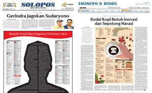 Solopos Hari Ini : Pilgub Jateng, Gerindra Jagokan Sudaryono