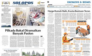 Solopos Hari Ini : Pilkada Bakal Diramaikan Banyak Paslon