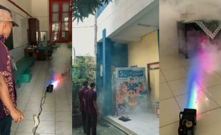 Cegah Penyebaran DBD, TK/SD/SMP Warga Surakarta Laksanakan Fogging