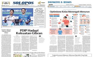 Solopos Hari Ini : PDIP Hadapi Kekuatan Gibran