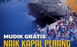 Simak! Syarat & Cara Daftar Mudik Gratis Lebaran 2024 Pakai Kapal Perang TNI AL