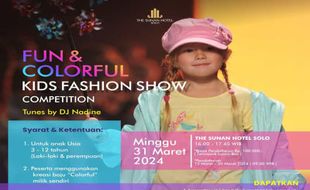 The Sunan Hotel Solo Gelar Kids Fashion Show Competition, Hadiah Jutaan Rupiah!