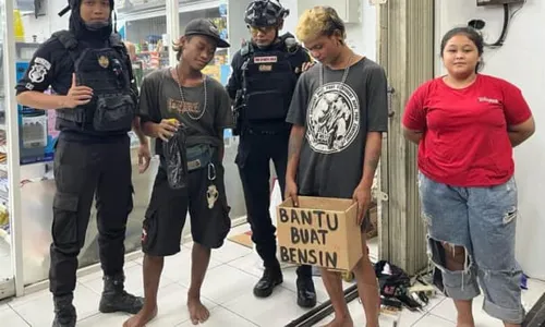 Memalak Pengunjung Minimarket di Kadipiro, 2 Anak Punk Ditangkap Polisi Solo