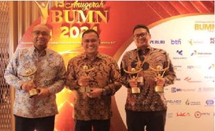 Keren, Pupuk Indonesia Raih Empat Penghargaan Anugerah BUMN 2024