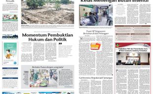 Solopos Hari Ini : Momentum Pembuktian Hukum dan Politik