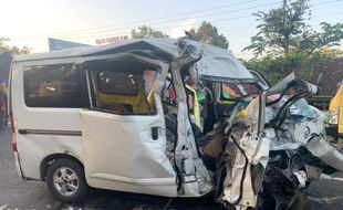 Kronologi Kecelakaan Maut 2 Minibus di Bulusulur Wonogiri, Awalnya Pecah Ban