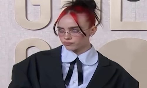 Billie Eilish Kenakan Pin Merah di Ajang Oscar 2024, Ini Maknanya