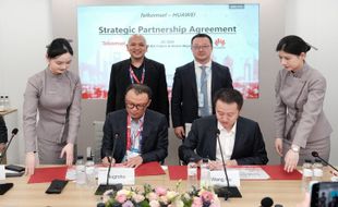 Telkomsel dan Huawei Jalin Kerja Sama Home Broadband and 5G Innovation