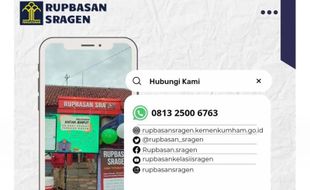 Rupbasan Sragen Luncurkan Layanan Baru, Mudahkan Warga Cek Barang Sitaan