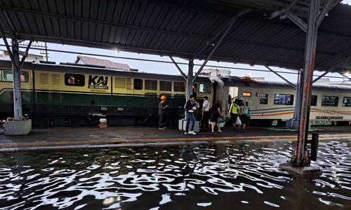 Stasiun Semarang Tawang Banjir, Pelayanan Dialihkan ke Stasiun Poncol