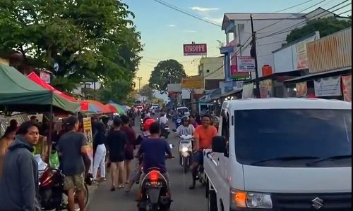 Ada Tempat Asyik Cari Takjil di Jatisrono Wonogiri, Sepanjang Jalan Full Bakul