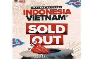 SUGBK Lautan Merah! Tiket Pertandingan Indonesia vs Vietnam Ludes Terjual