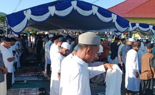 Pagi Tadi, Umat Muslim di Leihitu Maluku Jalani Salat Idulfitri 1445 Hijriah