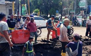 Pipa PDAM Jebol, Ribuan Pelanggan di Malang Terdampak