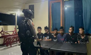 6 Remaja Pesta Miras Berakhir Ditangkap Polisi Solo