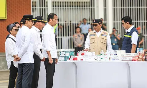 Presiden Jokowi Lepas Pengiriman Bantuan Kemanusiaan ke Palestina dan Sudan