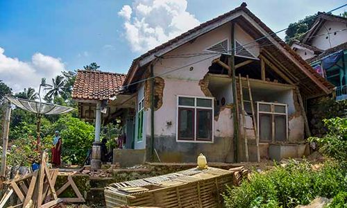 Dampak Gempa di Garut, BNPB Sebut 110 Rumah Rusak dan 8 Warga Luka-luka