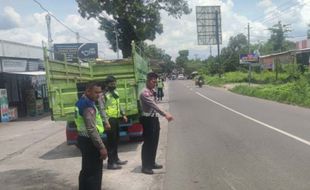 Warga Desa Bentakan Meninggal Ditabrak Truk di Jalan Raya Baki Sukoharjo