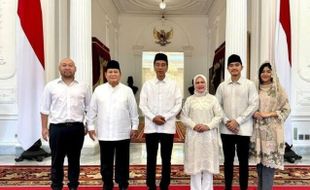 Prabowo Sambangi Presiden Jokowi Lagi di Istana Negara pada Hari Kedua Lebaran