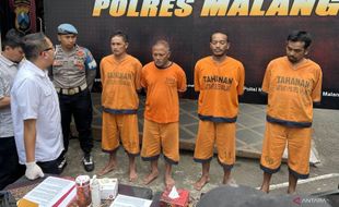 Dibekuk Polisi, Ini Tampang Pelaku Perampokan Rumah Rentenir di Kalipare Malang