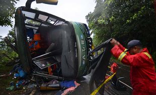 Kecelakaan Tunggal Bus ALS di Agam Sumbar, Satu Orang Meninggal Dunia