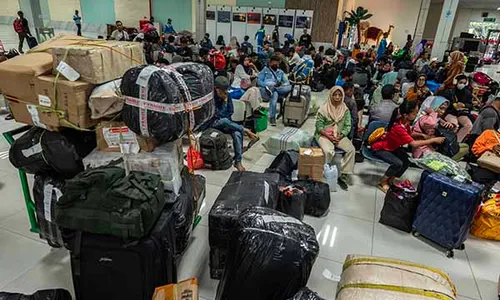 Arus Mudik Lebaran di Pelabuhan Tanjung Priok Jakarta