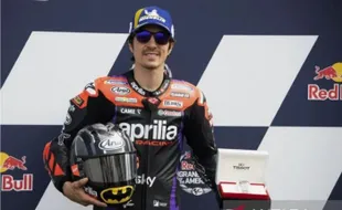 Hasil MotoGP Amerika, Pembalap Aprilia Maverick Vinales Juara