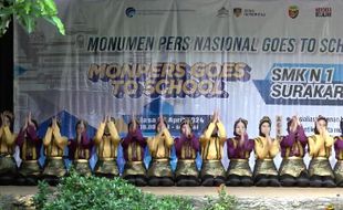 Begini Keseruan Monumen Pers Nasional Goes to School di SMKN 1 Solo