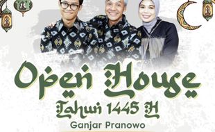 Ganjar Pranowo Gelar Open House di 4 Lokasi Berikut