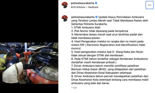 Mobil Ambulans Mitra Gojek Ditegur Polresta Solo, Rescuer Angkat Bicara