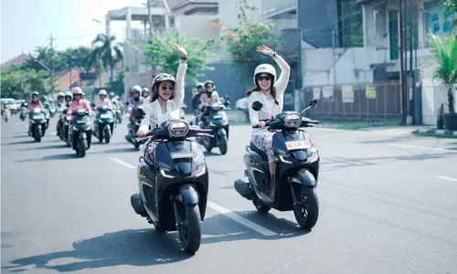 Sunmori Kartini Masa Kini Bareng Lady Bikers Honda Community Jateng