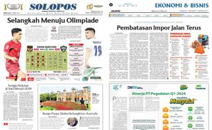 Solopos Hari Ini : Selangkah Menuju Olimpiade