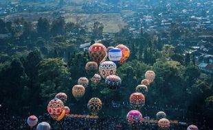 Festival di Wonosobo-Pekalongan, 24 Balon Udara Dilaporkan Ganggu Rute Pesawat