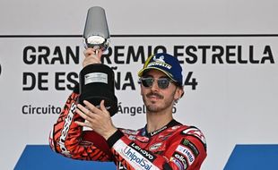 Hasil MotoGP Spanyol: Bagnaia Menangi Duel dengan Marquez, Jorge Martin Crash