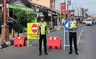 Lebaran Telah Usai, Jalan Jenderal Sudirman Ambarawa Masih Satu Arah