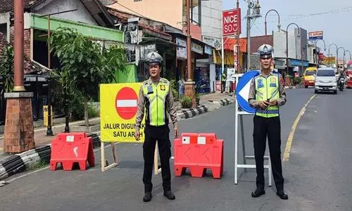 Lebaran Telah Usai, Jalan Jenderal Sudirman Ambarawa Masih Satu Arah