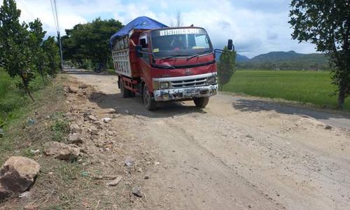 Pemudik Wajib Hati-hati! Jalan Alternatif Wedi-Wonosari Klaten Rusak Parah