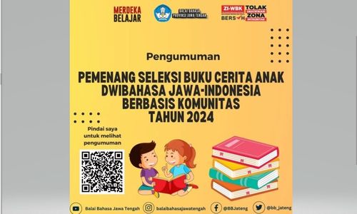 Selamat! Ini Daftar Pemenang Lomba Buku Cerita Anak 2024 Balai Bahasa Jateng