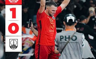 Gol Tunggal Marko Simic Putus Rekor 4 Laga Tak Terkalahkan Persis Solo