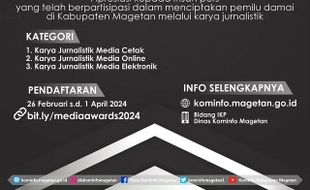 Puluhan Jurnalis Ikuti Ajang Media Awards 2024 Magetan, Segini Hadiahnya