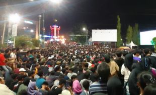 Nanti Malam Nobar Timnas Vs Irak di Proliman Sukoharjo, Ada Wedangan Gratis